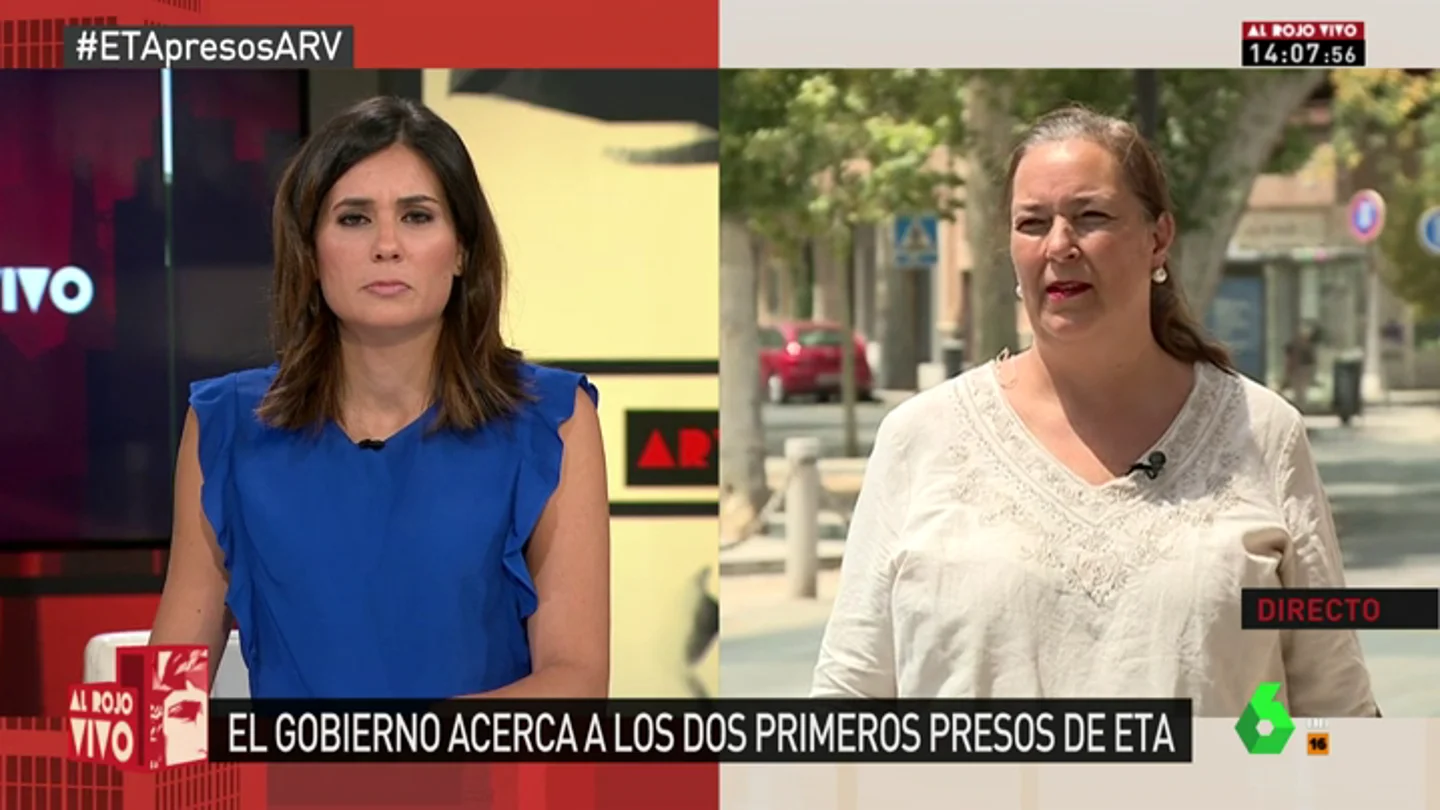 La presidenta de AVT en Al Rojo Vivo. La presidenta de AVT en Al Rojo Vivo.