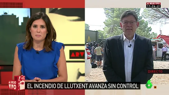 Ximo Puig en Al Rojo Vivo. Ximo Puig en Al Rojo Vivo.