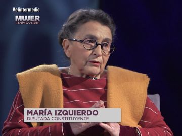 María Izquierdo en Mujer tenía que ser María Izquierdo en Mujer tenía que ser