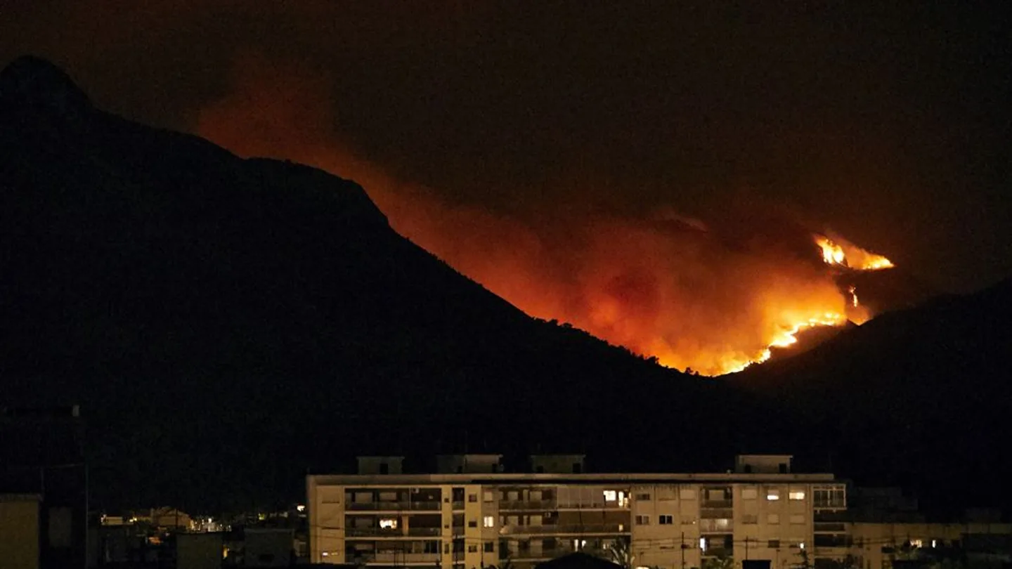Incendio de Llutxent Incendio de Llutxent