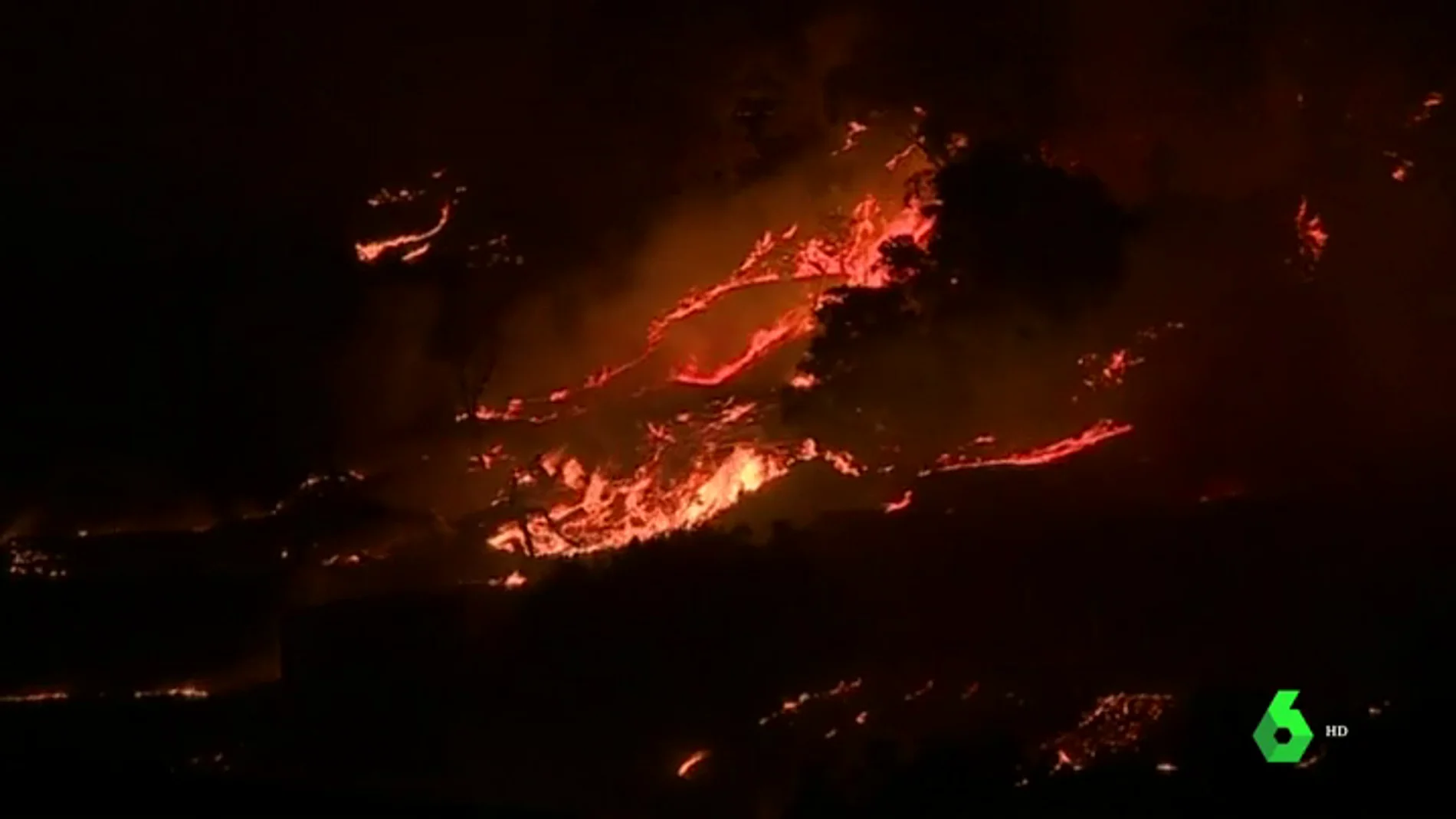 Incendio en el Algarve, Portugal