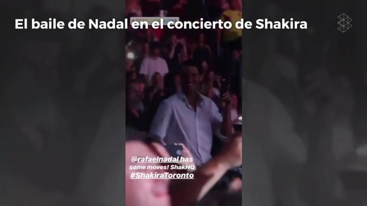El Sensual Baile De Rafa Nadal En El Concierto De Shakira Que Ha Compartido La Cantante Tiene Algunos Movimientos