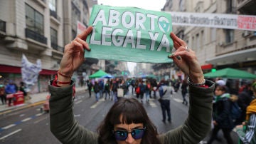 Manifestaciones a favor del aborto