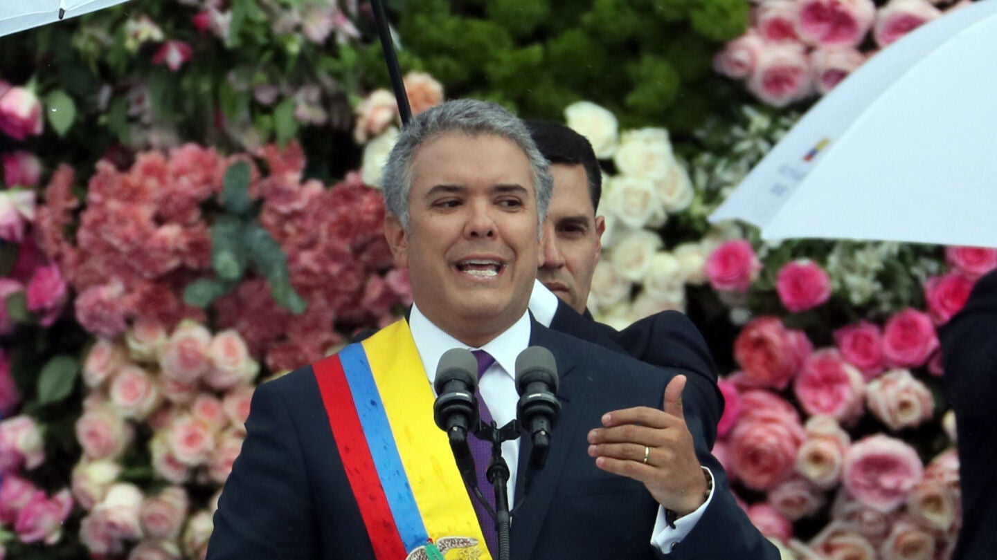 Iv&aacute;n Duque, presidente de Colombia