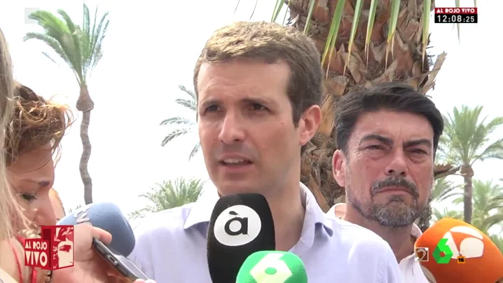 El presidente del Partido Popular, Pablo Casado