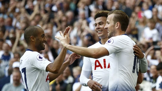 El Tottenham celebra un gol El Tottenham celebra un gol