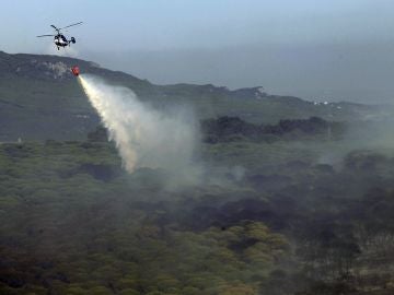 Imagen del incendio en Tarifa Imagen del incendio en Tarifa