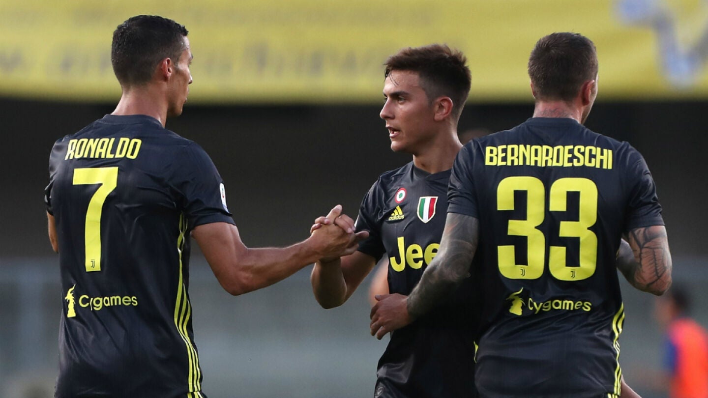 Cristiano celebra un gol de la Juventus
