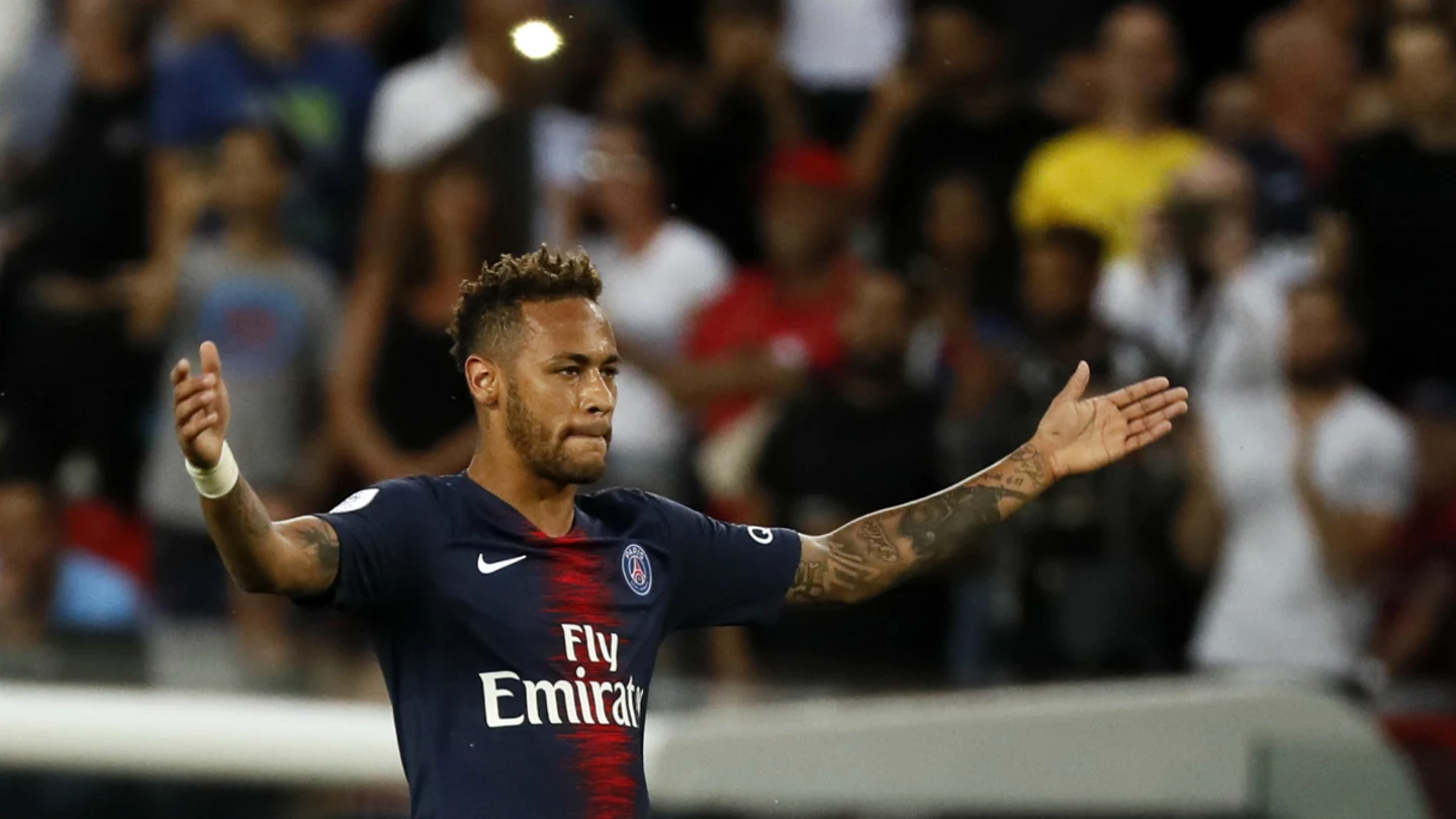 Neymar, con el PSG Neymar, con el PSG
