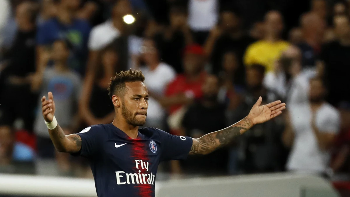 Neymar, con el PSG