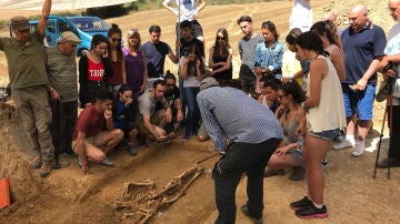 Exhumación en Artzazu