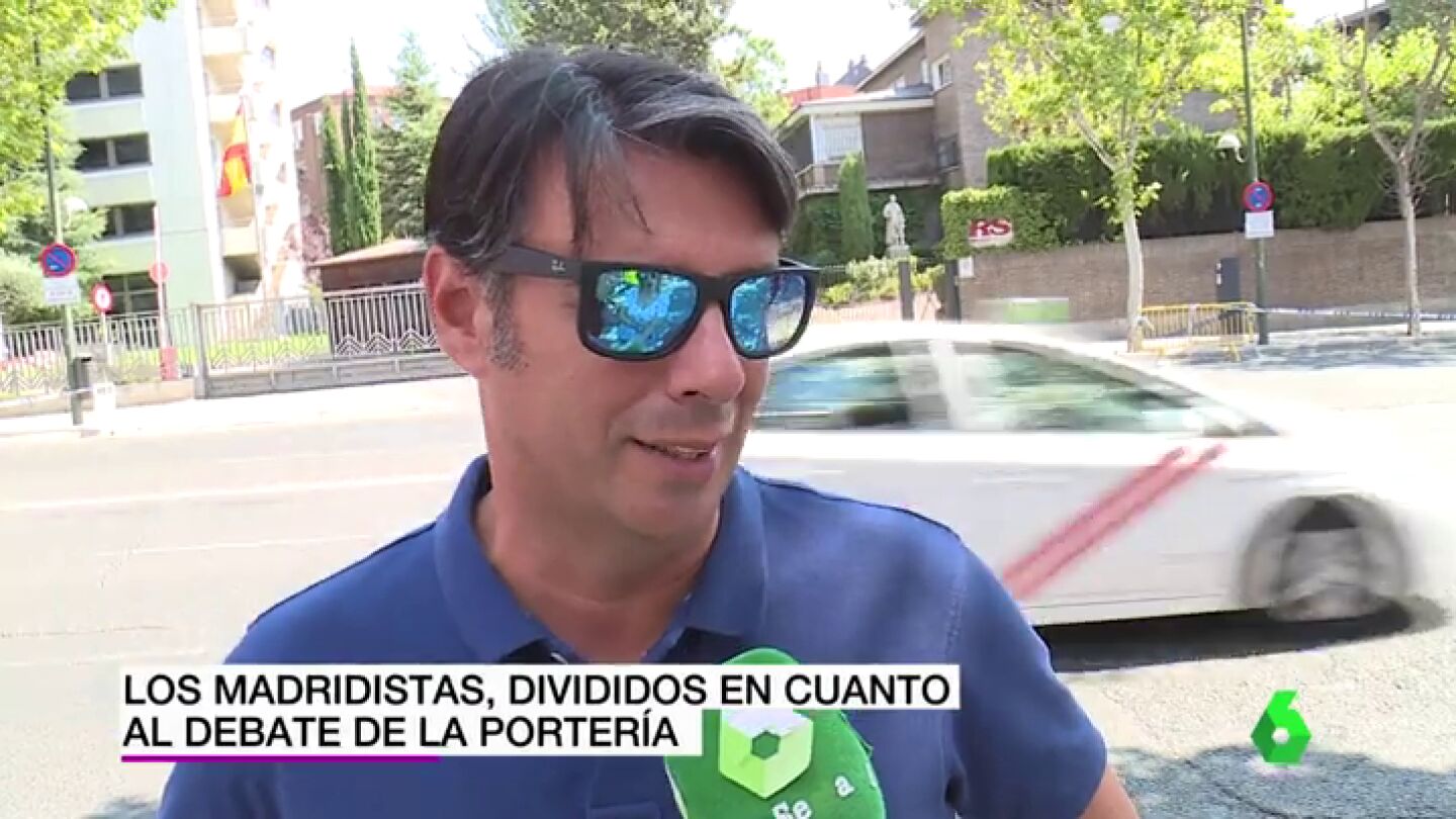 La afici&oacute;n del Real Madrid, dividida con el debate entre Keylor Navas y Thibaut Courtois