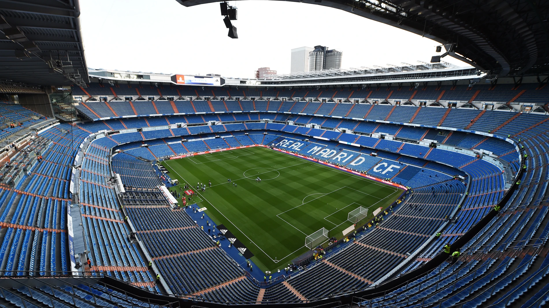 El estadio Santiago Bernabéu
