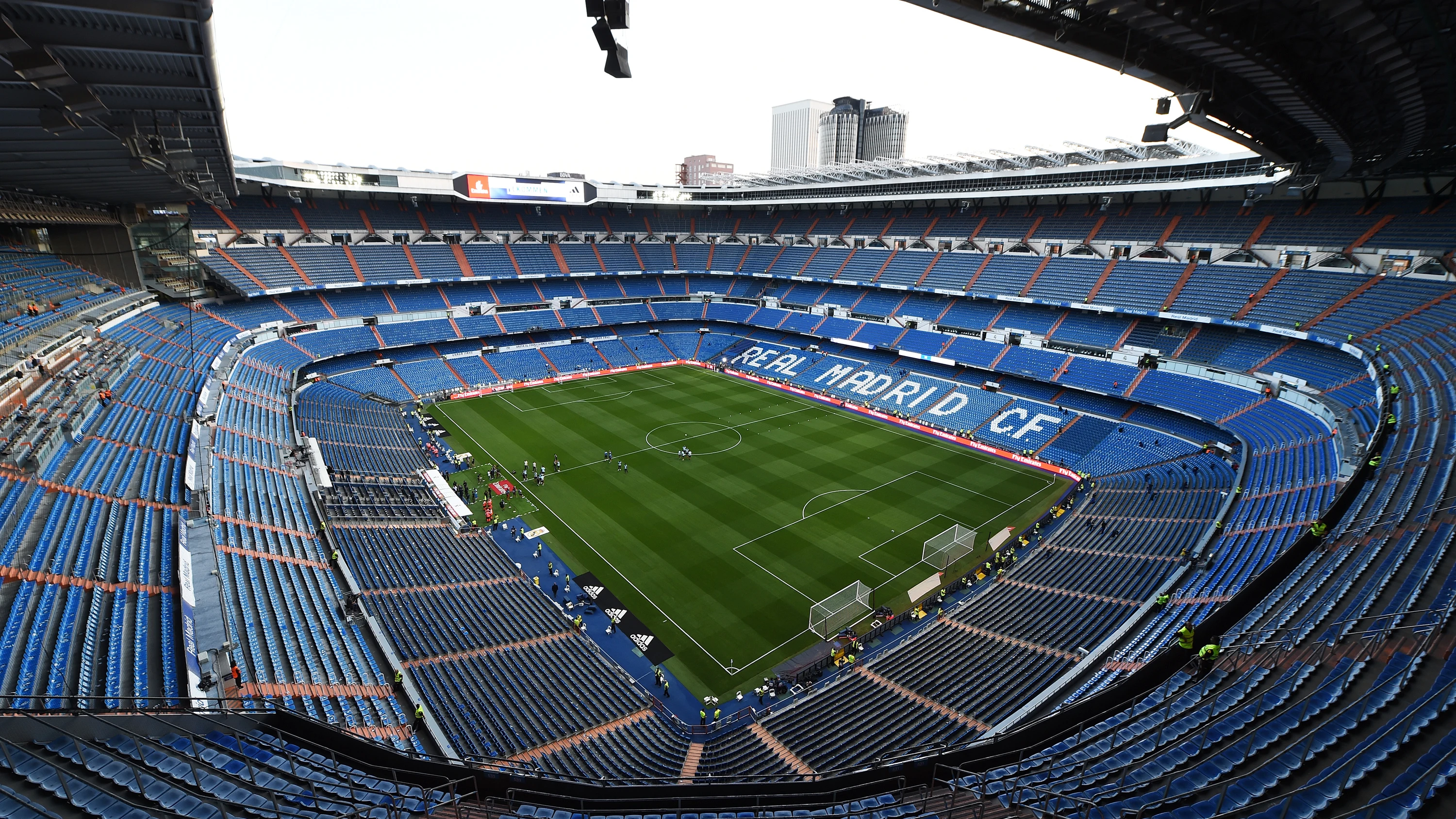 El estadio Santiago Bernabéu