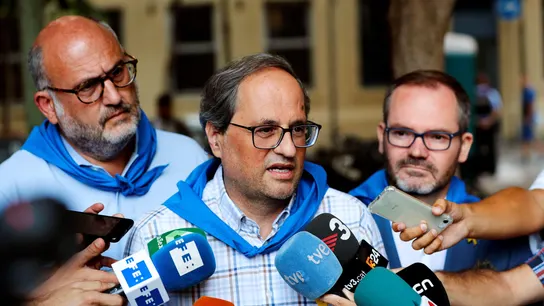 El presidente de la Generalitat Quim Torra El presidente de la Generalitat Quim Torra