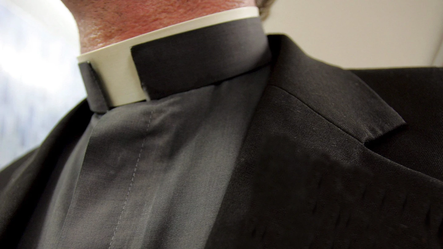 Imagen de archivo de un sacerdote Imagen de archivo de un sacerdote