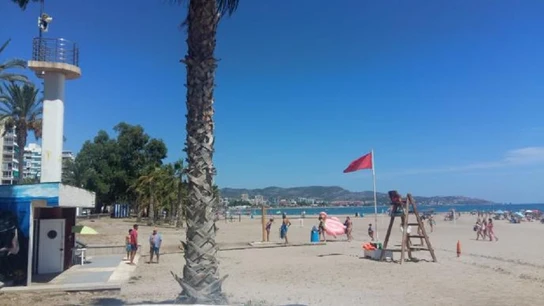 La playa de Benicàssim La playa de Benicàssim