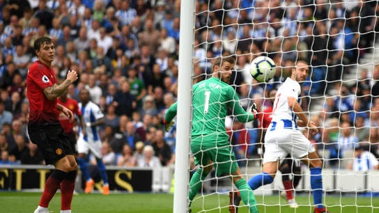 De Gea recibe un gol De Gea recibe un gol