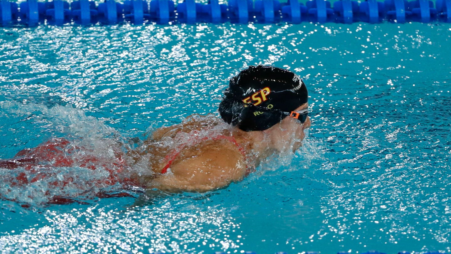 Judit Rolo, durante una carrera