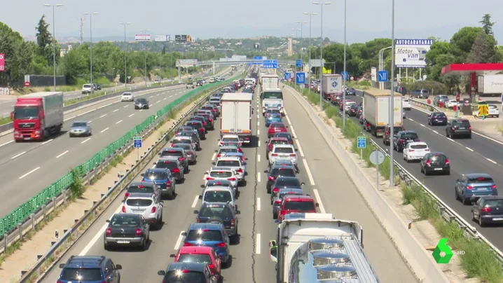 Atasco en autovía 