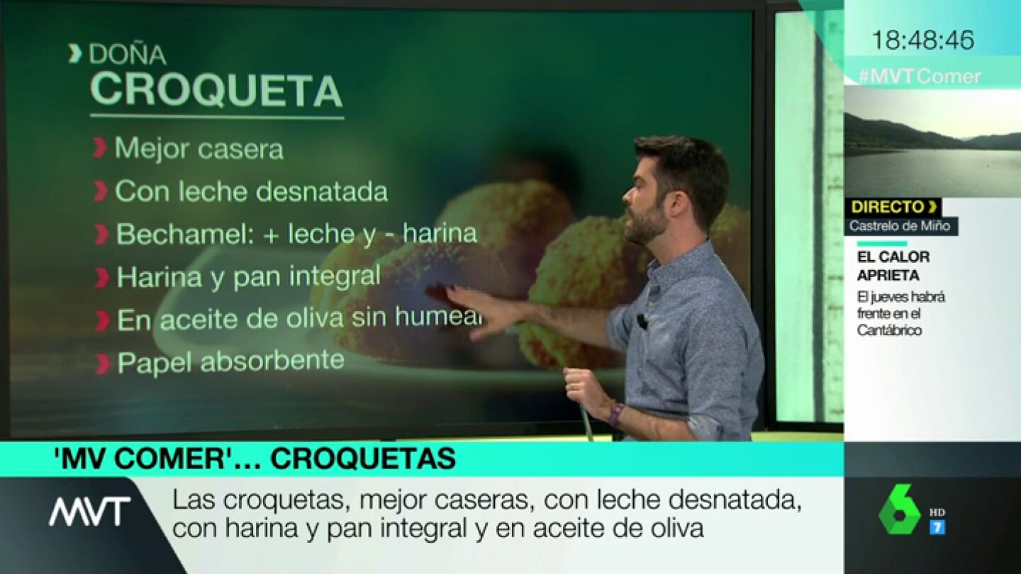 Cebolla, queso ligero, pimienta, coliflor y dos huevos: Luis A. Zamora nos ense&ntilde;a recetas para hacer croquetas m&aacute;s saludables