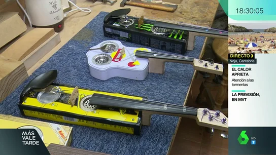 Cajas de puros, tenedores, latas de refresco: un proyecto musical recicla la basura para crear instrumentos Cajas de puros, tenedores, latas de refresco: un proyecto musical recicla la basura para crear instrumentos