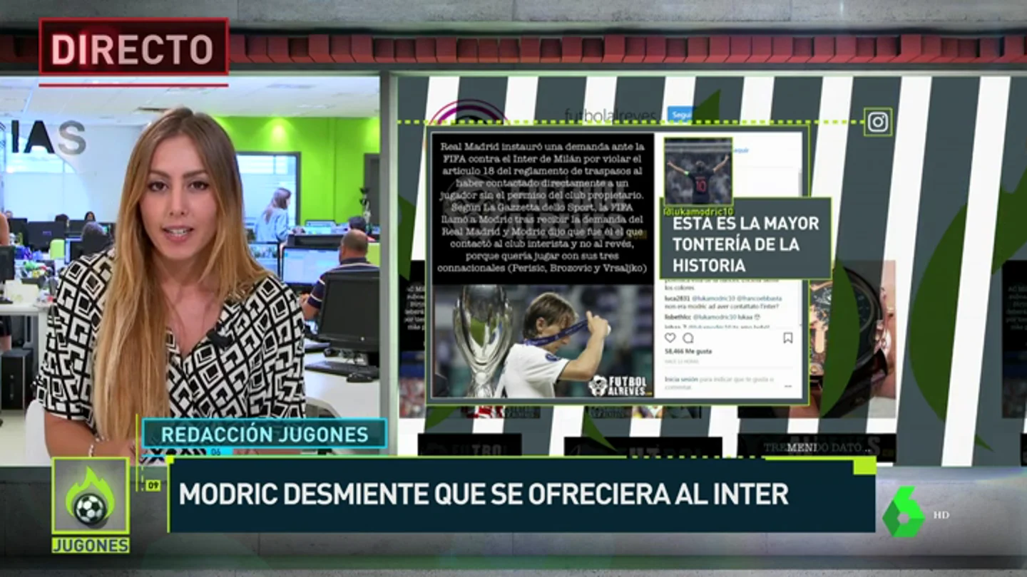 Modric desmiente en redes sociales haber querido contactar con el Inter Modric desmiente en redes sociales haber querido contactar con el Inter