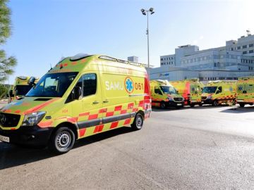 Ambulancias del SAMU 061