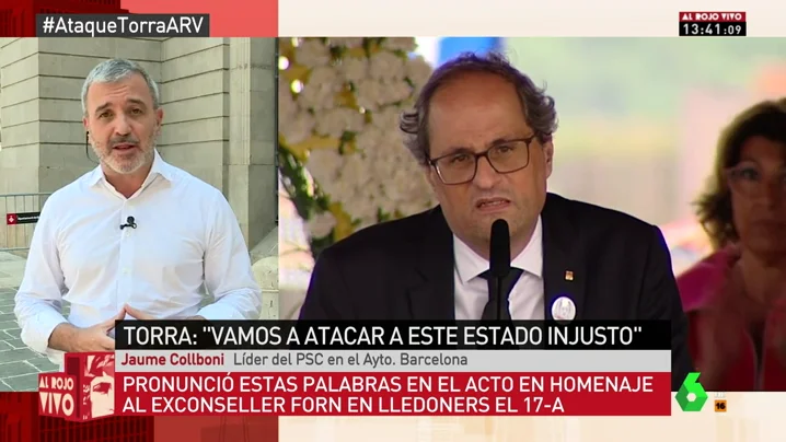 Jaume Collboni, sobre las declaraciones de Torra: "Forma parte de la parafernalia a la que nos tienen acostumbrados los independentistas"