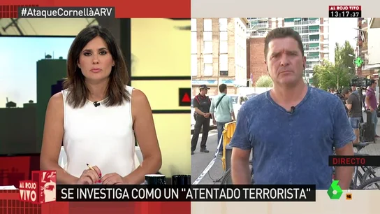 Carlos Quílez, sobre el ataque terrorista en la comisaría de Cornellà: "Parece ser que no hay relación entre este individuo y la célula de Ripoll" Carlos Quílez, sobre el ataque terrorista en la comisaría de Cornellà: "Parece ser que no hay relación entre este individuo y la célula de Ripoll"