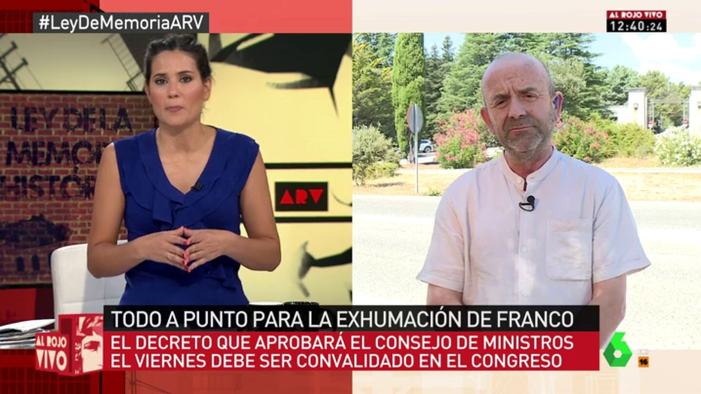 Bonifacio S&aacute;nchez denuncia que el Estado no ha reparado a las v&iacute;ctimas: "No puede ser que haya personas de 90 a&ntilde;os esperando para sacar a sus familiares de las cunetas"