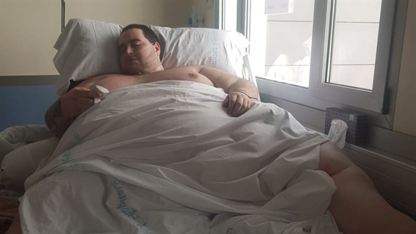 Te&oacute;filo Rodr&iacute;guez en el hospital.