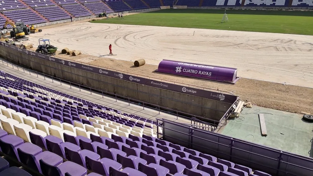 ESTADIO JOSE ZORRILLA en obras