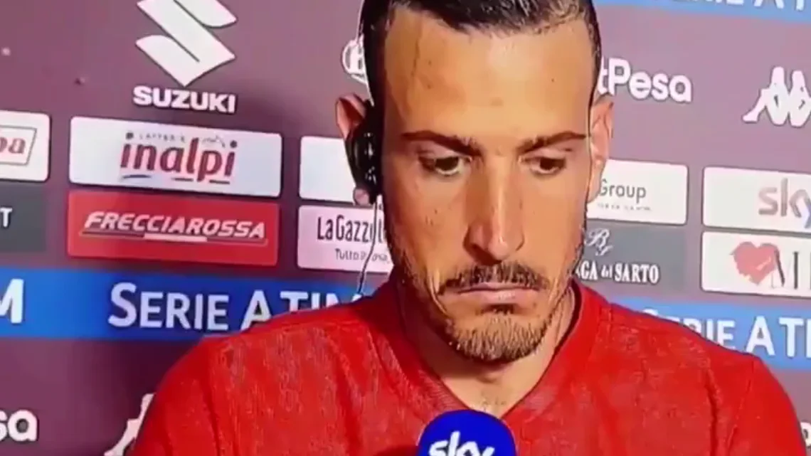 La cara de Florenzi cuando le preguntan por CR7