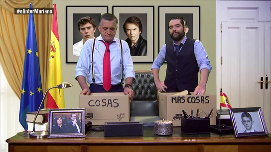 Wyoming y Dani Mateo en la 'mudanza' de Rajoy Wyoming y Dani Mateo en la 'mudanza' de Rajoy