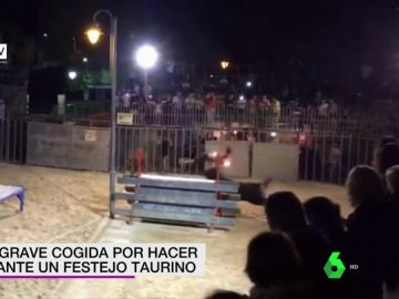 BORRADOR Las impactantes imágenes de una mujer que sufre una grave cogida de toro: estaba tomando fotografías BORRADOR Las impactantes imágenes de una mujer que sufre una grave cogida de toro: estaba tomando fotografías