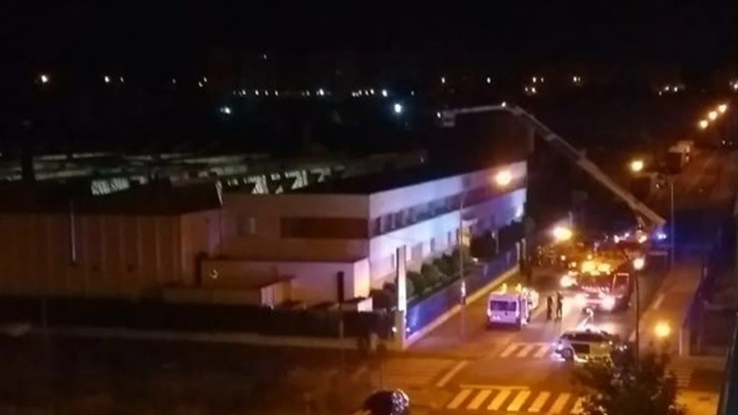 Incendio en la empresa 'Toybe' en Logroño Incendio en la empresa 'Toybe' en Logroño