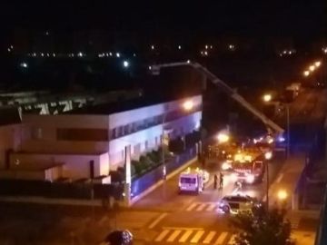 Incendio en la empresa 'Toybe' en Logroño Incendio en la empresa 'Toybe' en Logroño