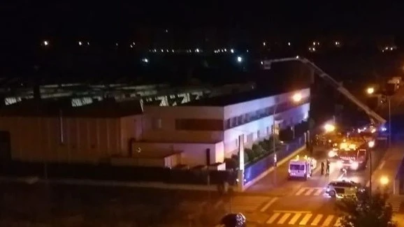 Incendio en la empresa 'Toybe' en Logroño