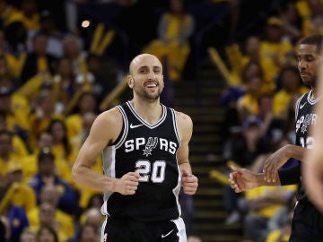Ginobili durante un partido Ginobili durante un partido