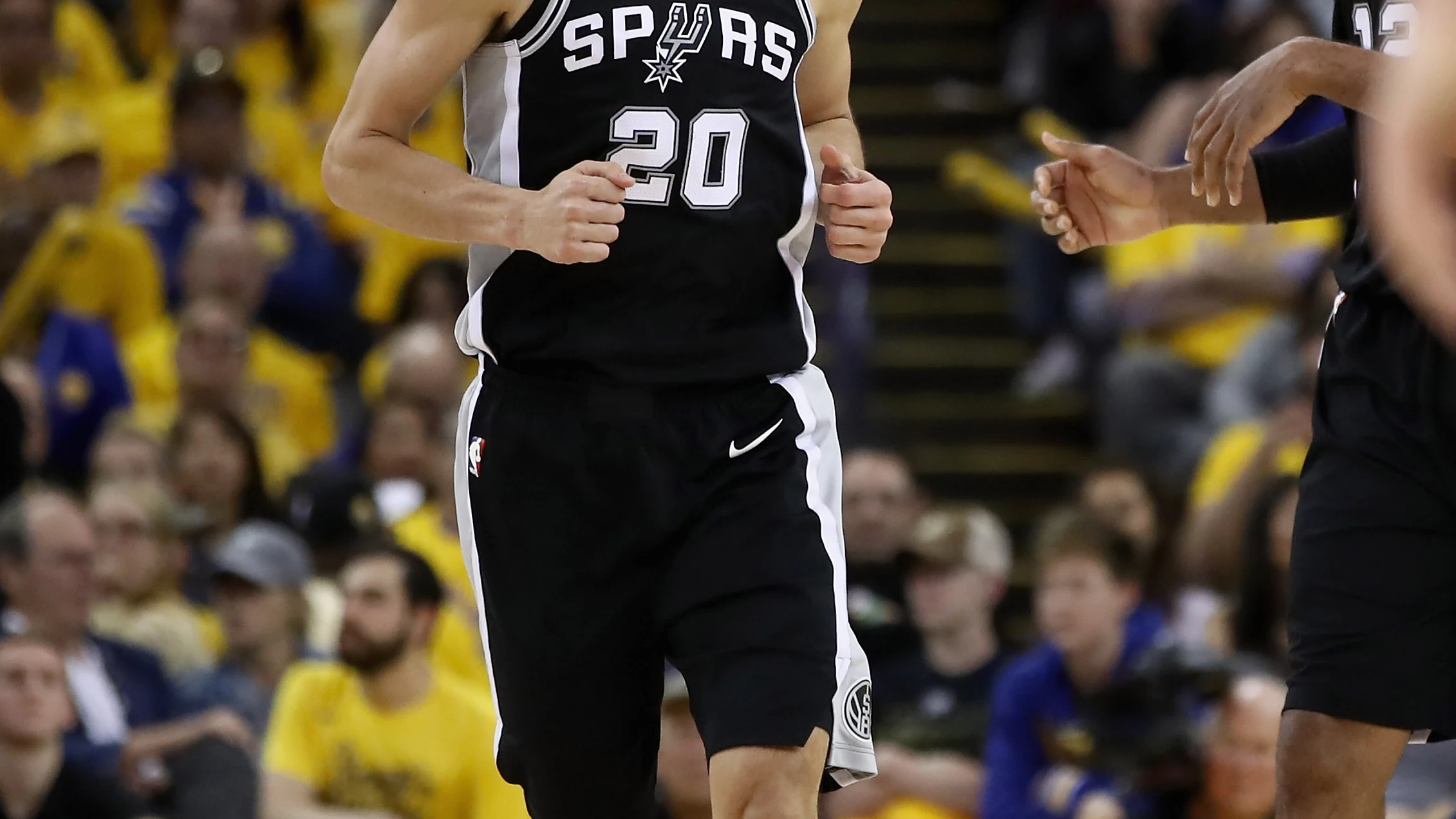 Ginobili durante un partido