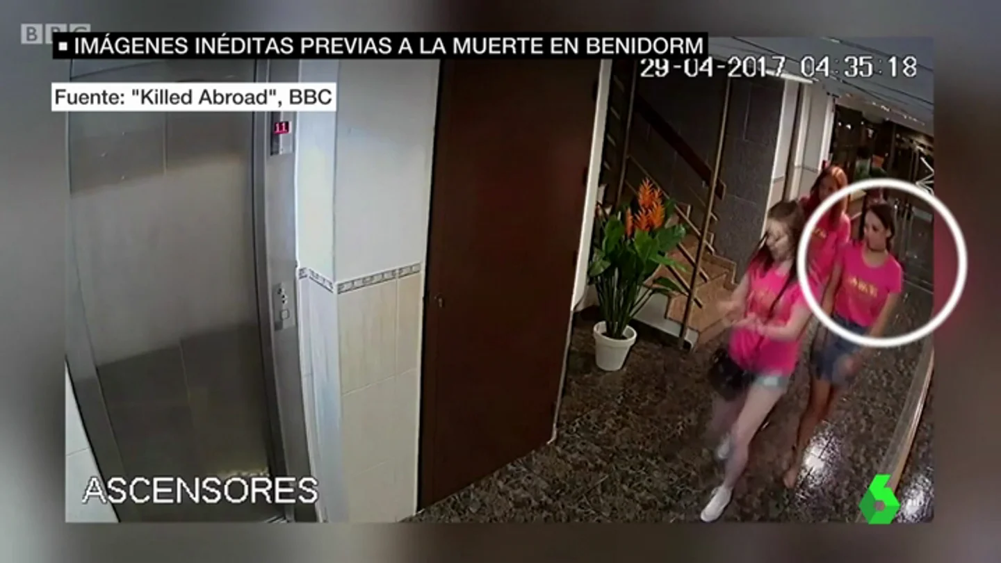 Salen a la luz imágenes relacionadas con la muerte de una turista escocesa en Benidorm: se precipitó al vacío desde el piso de cinco británicos Salen a la luz imágenes relacionadas con la muerte de una turista escocesa en Benidorm: se precipitó al vacío desde el piso de cinco británicos