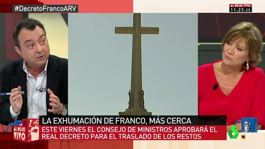 Manuel Cobo, sobre la exhumación de Franco: "A mí me da igual, y no es que sea fascista, es que me da lo mismo que le pisen la calavera" Manuel Cobo, sobre la exhumación de Franco: "A mí me da igual, y no es que sea fascista, es que me da lo mismo que le pisen la calavera"