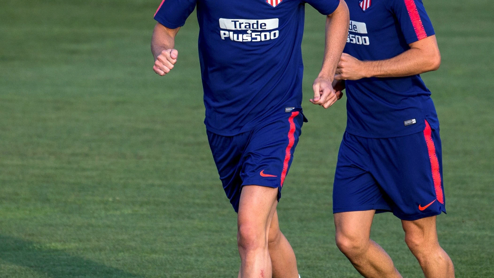 Filipe Luis en un entrenamiento