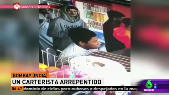 Pillan a un joven robando Pillan a un joven robando