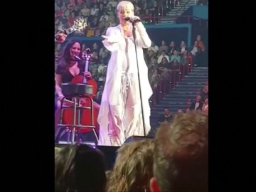 Pink, durante un concierto en Brisbane, Australia Pink, durante un concierto en Brisbane, Australia