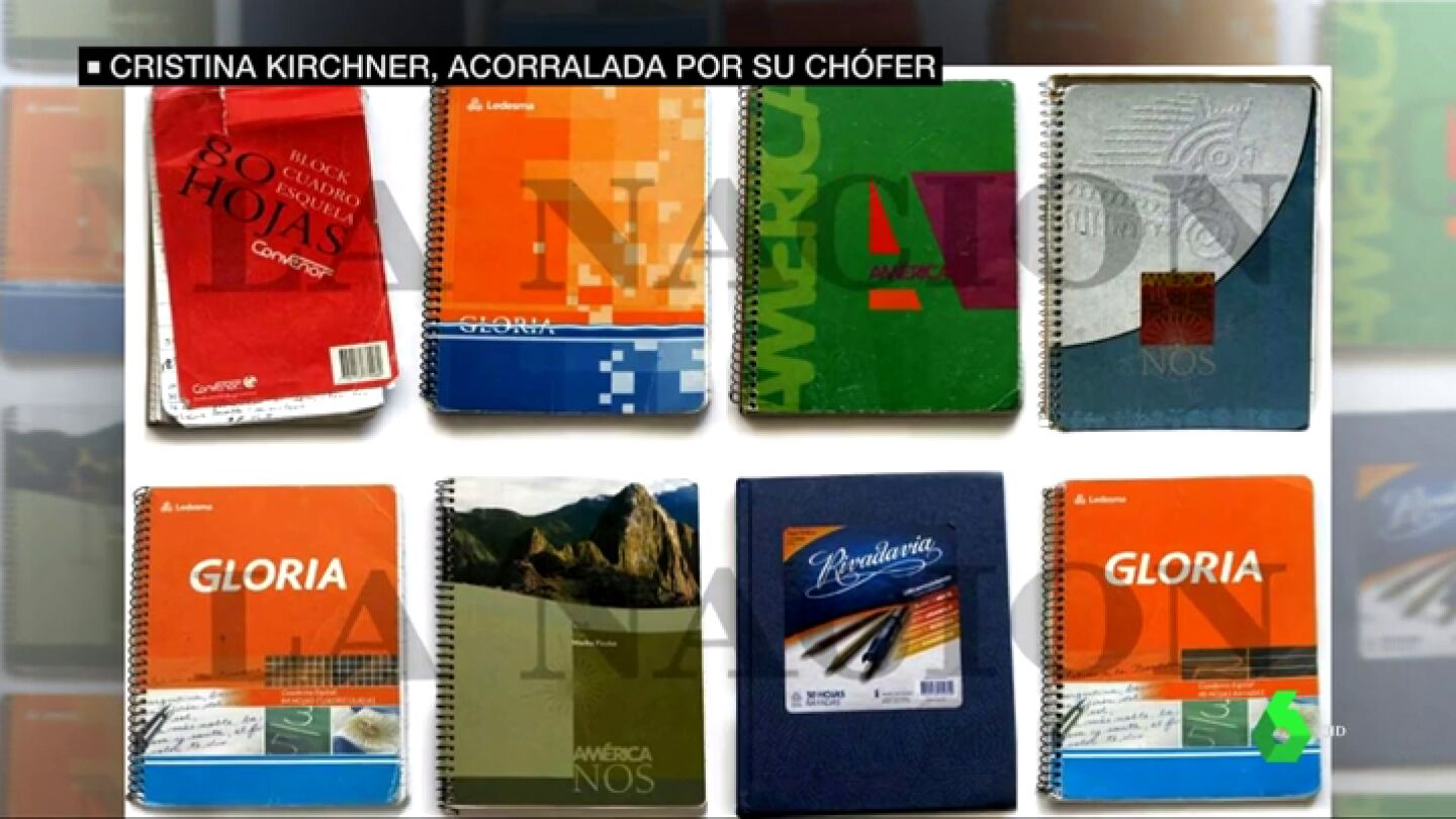 Cristina Fern&aacute;ndez de Kirchner, acorralada por los cuadernillos infantiles de su ch&oacute;fer
