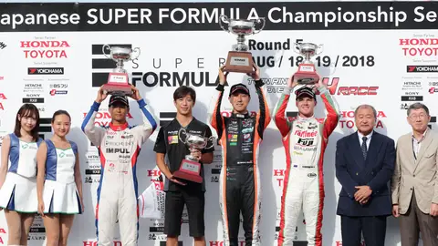 Podio Super Fórmula 2018 Motegi Rd5 Podio Super Fórmula 2018 Motegi Rd5