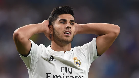 Marco Asensio durante un partido con el Real Madrid Marco Asensio durante un partido con el Real Madrid
