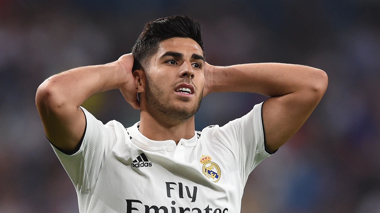 Marco Asensio durante un partido con el Real Madrid Marco Asensio durante un partido con el Real Madrid